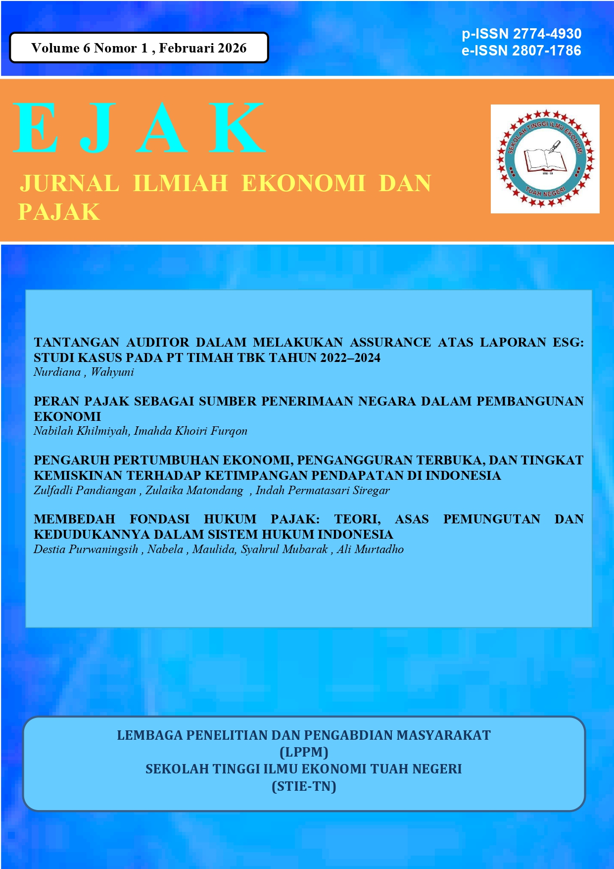 					Lihat Vol 6 No 1 (2026): VOLUME 6 NO.1, 2026
				